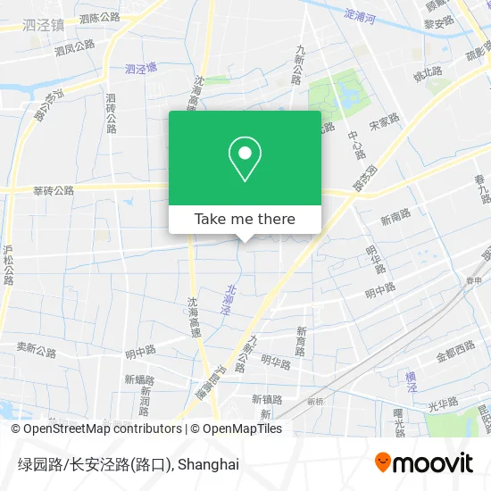绿园路/长安泾路(路口) map