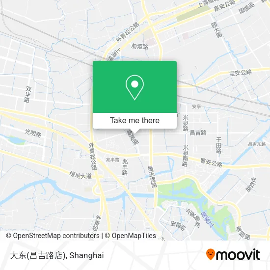 大东(昌吉路店) map