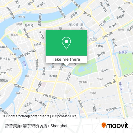 蕾蕾美颜(浦东锦绣坊店) map