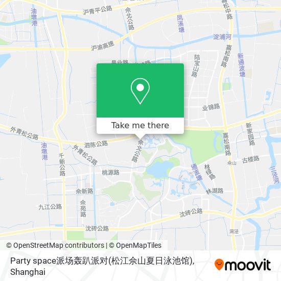 Party space派场轰趴派对(松江佘山夏日泳池馆) map