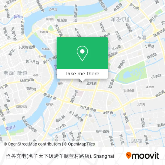 怪兽充电(名羊天下碳烤羊腿蓝村路店) map