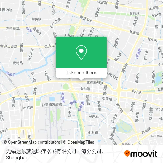 无锡达尔梦达医疗器械有限公司上海分公司 map
