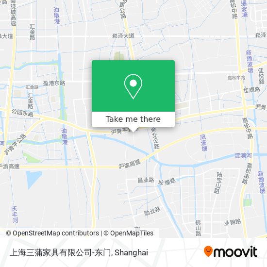 上海三蒲家具有限公司-东门 map
