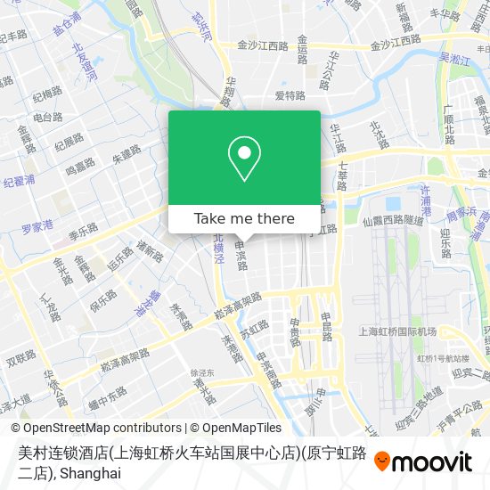 美村连锁酒店(上海虹桥火车站国展中心店)(原宁虹路二店) map