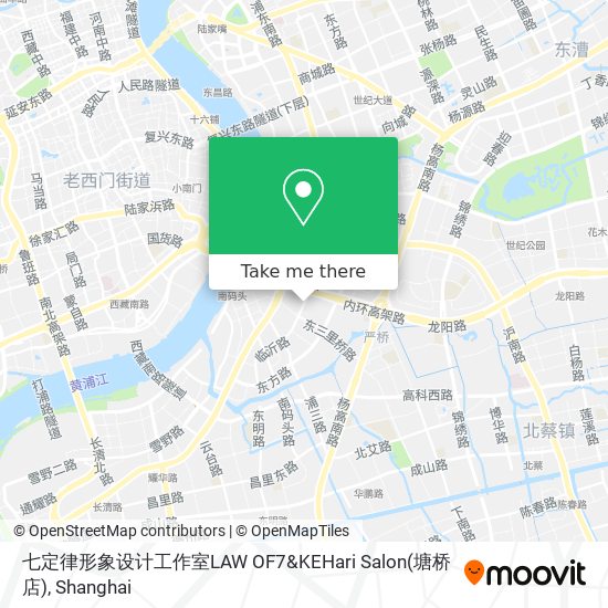 七定律形象设计工作室LAW OF7&KEHari Salon(塘桥店) map