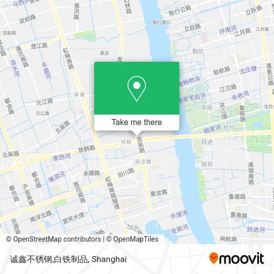 诚鑫不锈钢,白铁制品 map