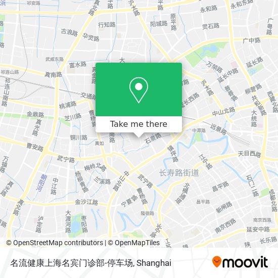 名流健康上海名宾门诊部-停车场 map
