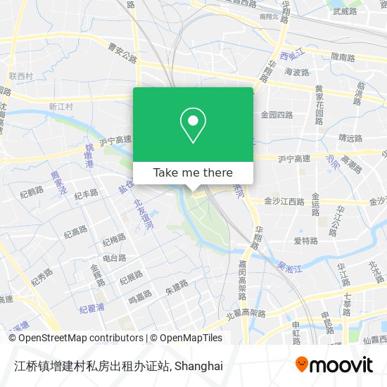 江桥镇增建村私房出租办证站 map