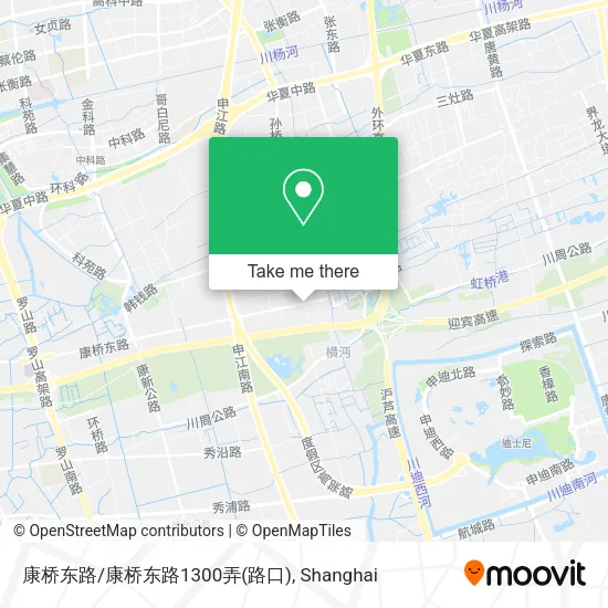 康桥东路/康桥东路1300弄(路口) map