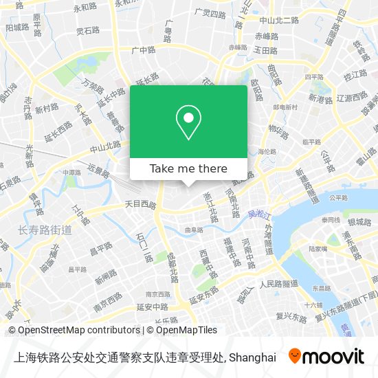 上海铁路公安处交通警察支队违章受理处 map