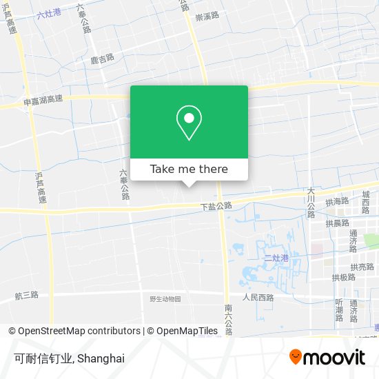 可耐信钉业 map