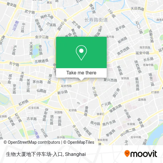 生物大厦地下停车场-入口 map