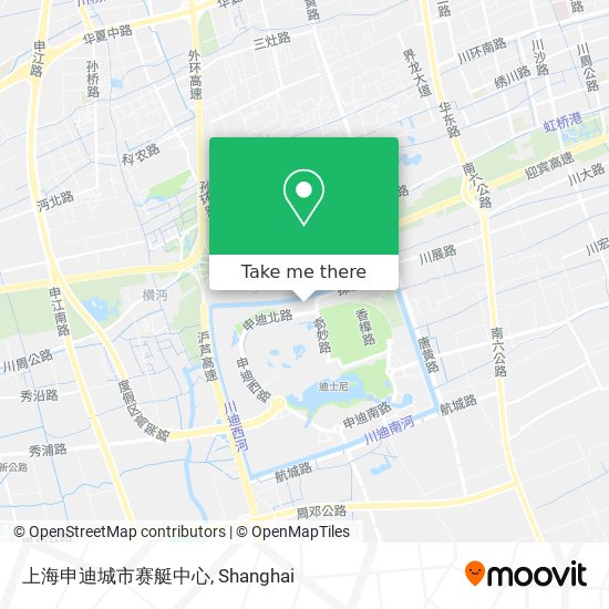 上海申迪城市赛艇中心 map