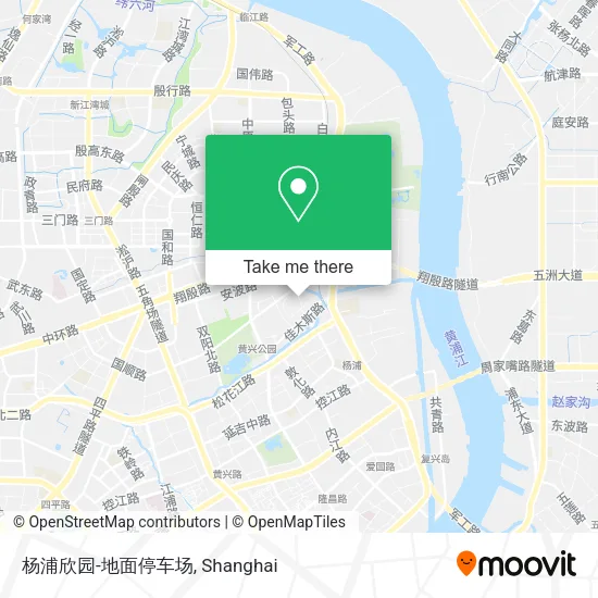 杨浦欣园-地面停车场 map