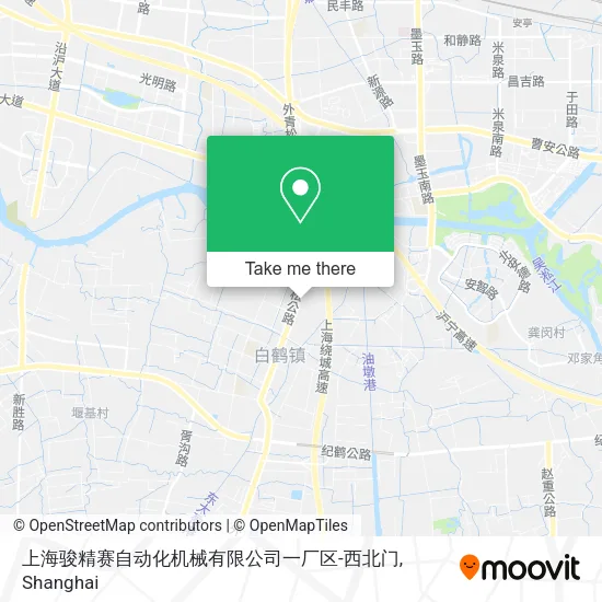 上海骏精赛自动化机械有限公司一厂区-西北门 map