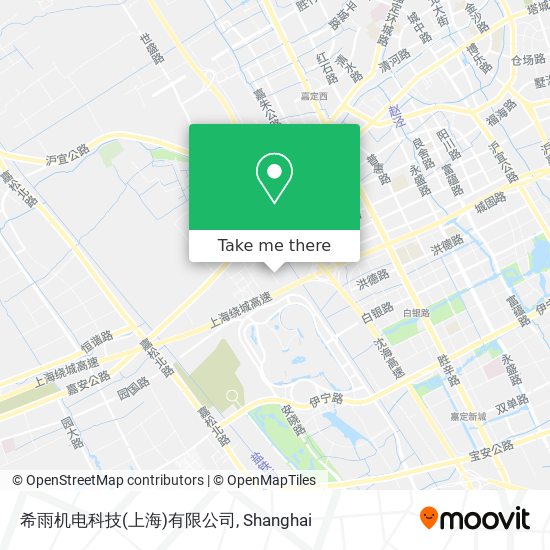 希雨机电科技(上海)有限公司 map