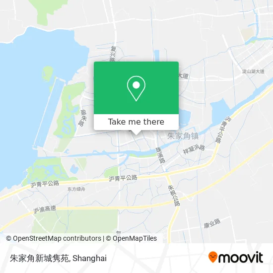 朱家角新城隽苑 map