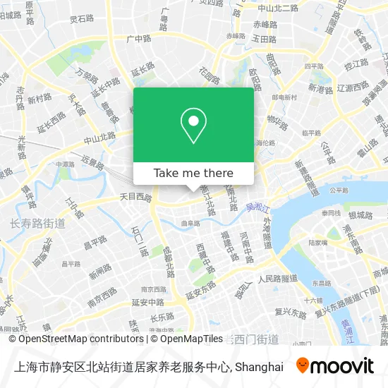 上海市静安区北站街道居家养老服务中心 map