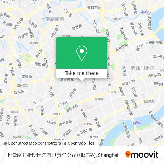 上海轻工业设计院有限责任公司(桃江路) map