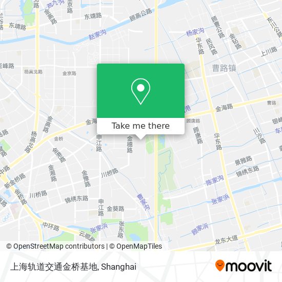 上海轨道交通金桥基地 map