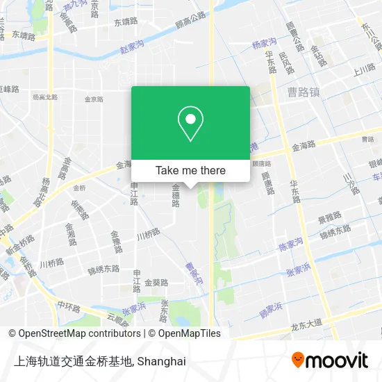 上海轨道交通金桥基地 map