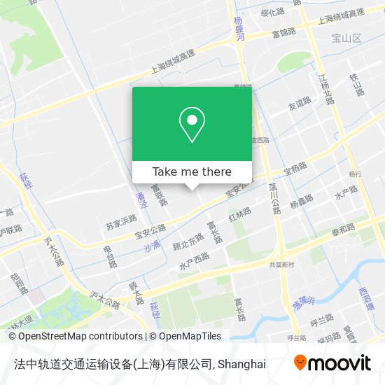 法中轨道交通运输设备(上海)有限公司 map