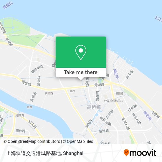 上海轨道交通港城路基地 map