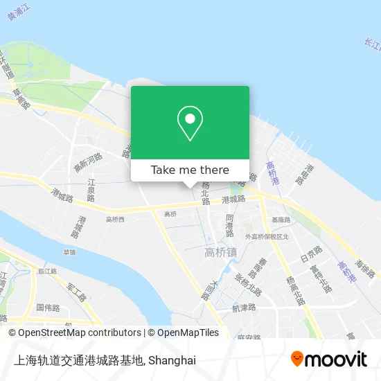 上海轨道交通港城路基地 map