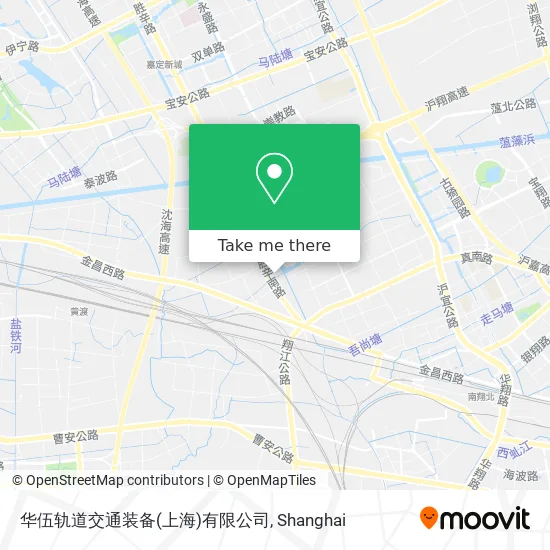 华伍轨道交通装备(上海)有限公司 map