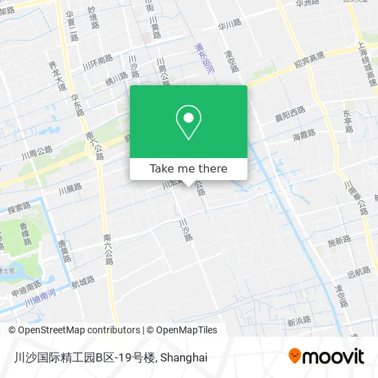 川沙国际精工园B区-19号楼 map