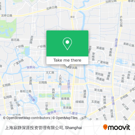 上海寂静深涯投资管理有限公司 map