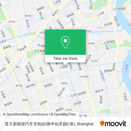 普天新能源汽车充电站(春申创意园C座) map