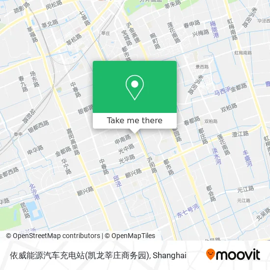 依威能源汽车充电站(凯龙莘庄商务园) map