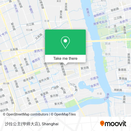 沙拉公主(华师大店) map