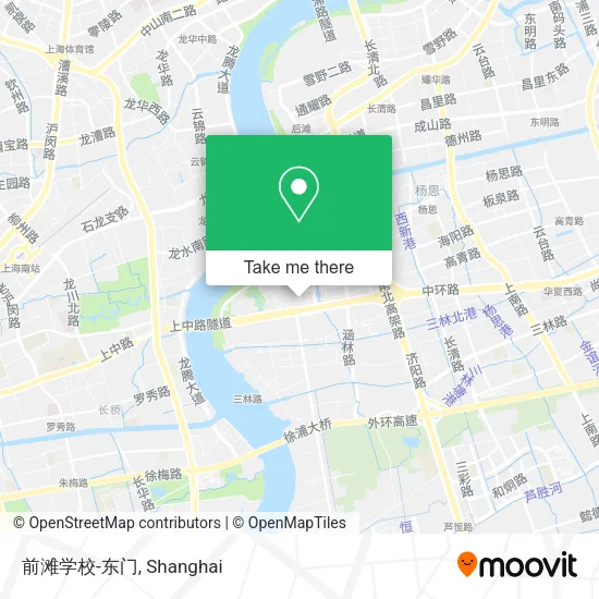 前滩学校-东门 map