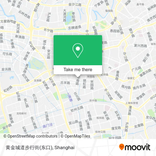 黄金城道步行街(东口) map