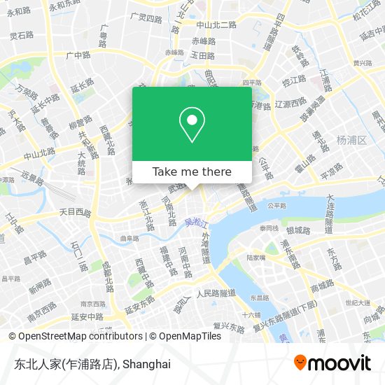 东北人家(乍浦路店) map