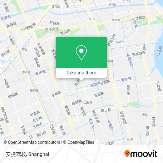 安捷驾校 map
