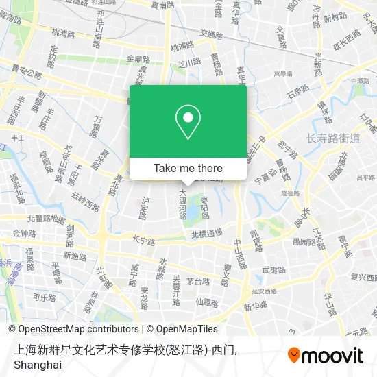 上海新群星文化艺术专修学校(怒江路)-西门 map