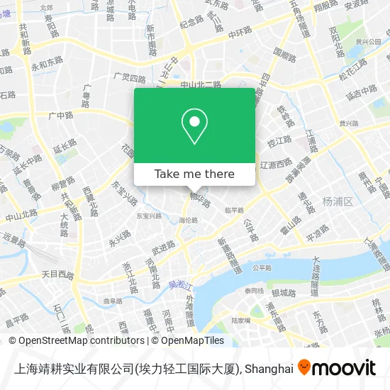 上海靖耕实业有限公司(埃力轻工国际大厦) map