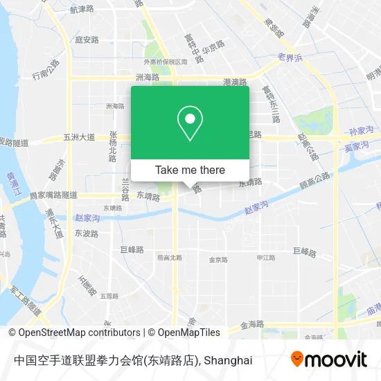中国空手道联盟拳力会馆(东靖路店) map