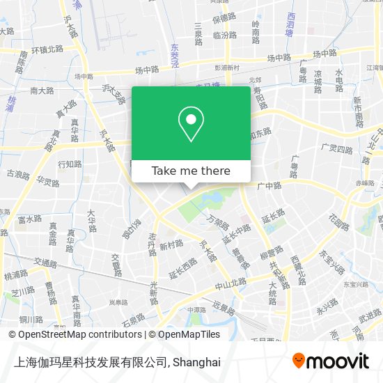 上海伽玛星科技发展有限公司 map