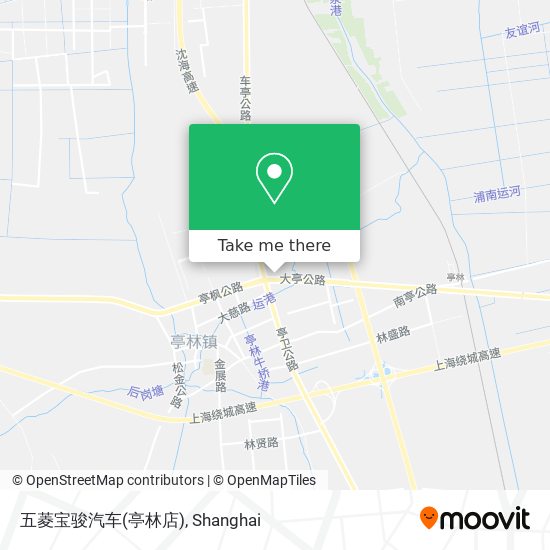 五菱宝骏汽车(亭林店) map