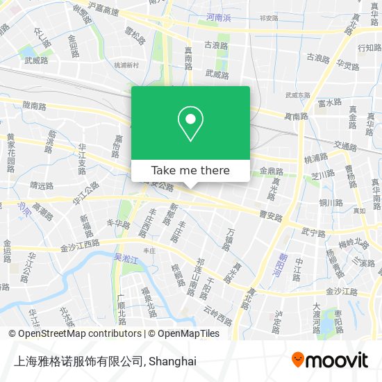 上海雅格诺服饰有限公司 map