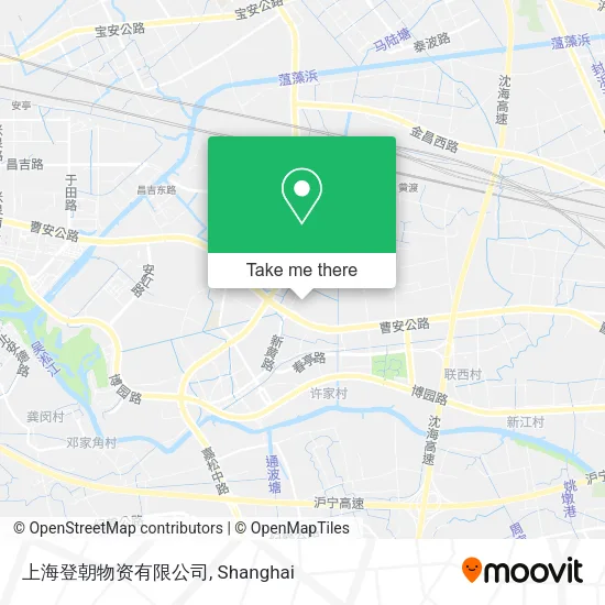上海登朝物资有限公司 map