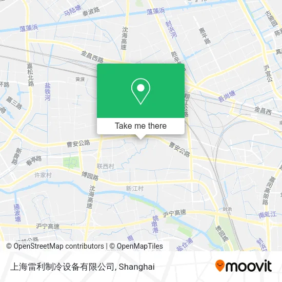 上海雷利制冷设备有限公司 map