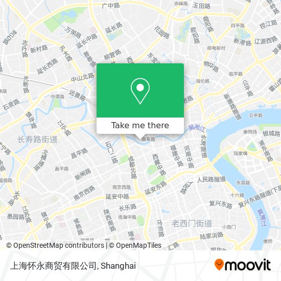 上海怀永商贸有限公司 map