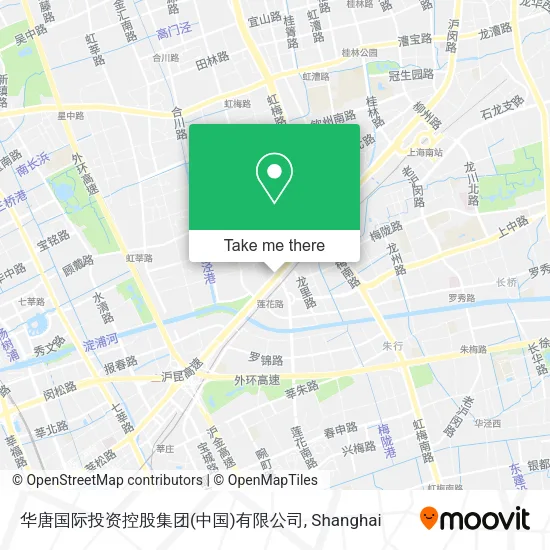 华唐国际投资控股集团(中国)有限公司 map