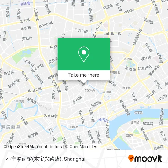 小宁波面馆(东宝兴路店) map
