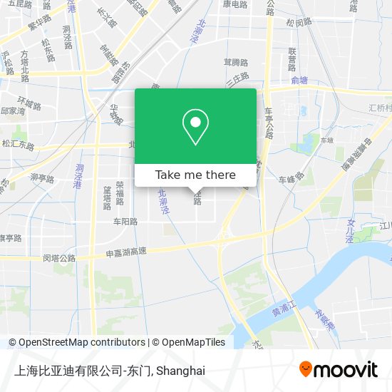上海比亚迪有限公司-东门 map